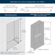 Blylund Shower Niche 12 X 24 No Inner