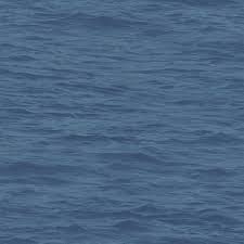 Navy Blue Ocean Waves Screen Print