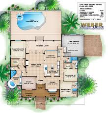 One Story Modern Luxury Home Floor Plans