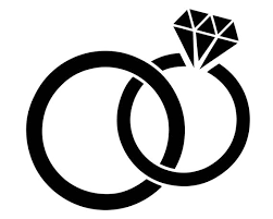 Wedding Rings Diamond Shaped Proposal