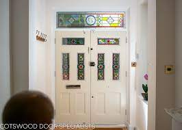 Victorian Double Doors With Stained