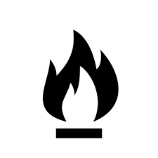 Wood Fire User Interface Gesture Icons