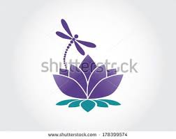 Lotus Flower Abstract Vector Logo