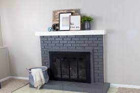 Paint Your Brick Fireplace In 2 Easy