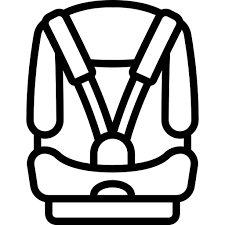 Baby Car Seat Free Transportation Icons