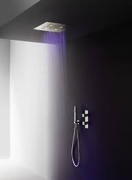 Nickel Manhattan Led Shower Head