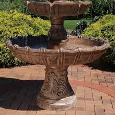 Large Tiered Ball Outdoor Fountain