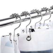 Double Shower Curtain Hooks
