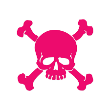 Skull Crossbones Pirate Decal Sticker