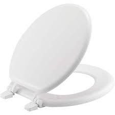 Round Front Toilet Seat In White 30015