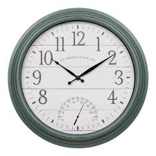 Quartz Sagebrook Green Wall Clock