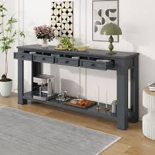 Standard Rectangle Wood Console Table