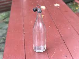 Antique Glass Bottle With Stopper
