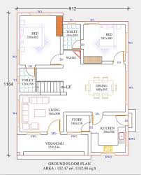 Small Plot Budget 2 Bedroom Home Design