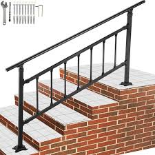 Vevor Outdoor Stair Railing Fits For 3