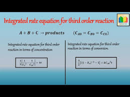 Integrated Rate Equation For Third