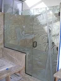 Etched Shower Glass Photos Ideas