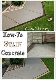Concrete Walkway Patio Makeover