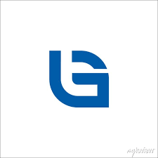 Tg Icon Logo Design Modern Wall