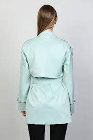 Icon 204 Turquoise Women Trenchcoat