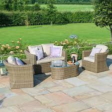 Winchester 2 Seat Rattan Sofa Set With