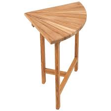 Teakworks4u Corner Shower Bench With