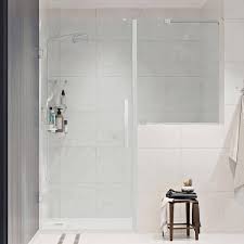 Pivot Frameless Shower Door In Chrome