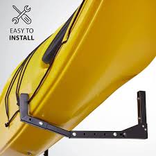 Raxgo Kayak Storage Hooks Heavy Duty Wall Mounted Kayak Storage Rack 3 Pair