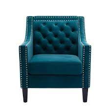 Athmile Teal Accent Armchair Living