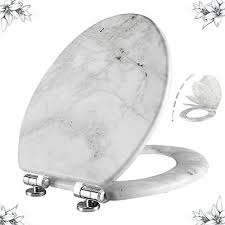 Angel Shield Marble Toilet Seat Durable