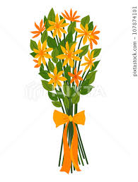 Flower Bouquet Icon Cartoon Blooming