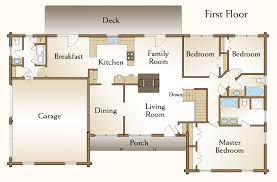The Brewster Log Home Floor Plans Nh