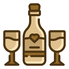 Wine Free Valentines Day Icons