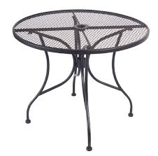 Outdoor Furniture Steel Black Mesh