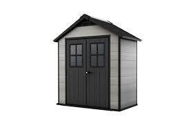 Keter Oakland Shed 7 5x4ft Grey