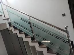 Indoor Staircase Glass Railing