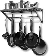 Cocoarm Kitchen Pan Rack Wall Mounted