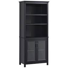 Bookshelf With Glass Doors Best Buy