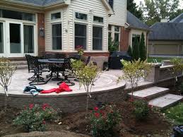 Raised Patios Traditional Patio