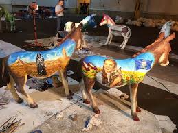 Former Omahan Paints Donkeys