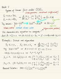 Systems Of Diffeial Equations