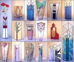 Distinctive Vases Stained Glass Pattern