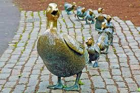 Make Way For Ducklings Installed