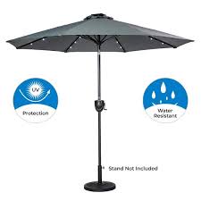 Bluetooth Solar Lighted Patio Umbrella