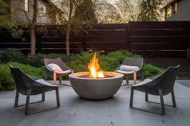 Fire Pit Outdoor Deck Night Generate Ai