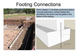 Connecting Footings Concrete