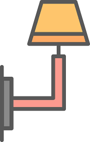 Wall Light Vector Icon Design 25973549