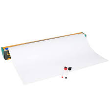 White Adhesive Whiteboard Paper