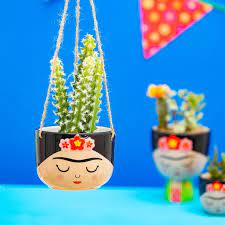 Frida Kahlo Mini Planter Hanging Pot