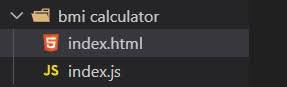 bmi calculator in html css javascript